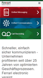 Mobile Screenshot of ferrari-electronic.de